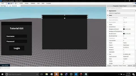 Roblox gui