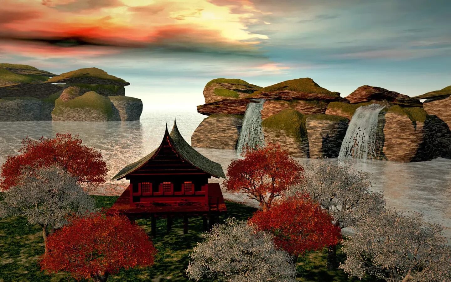 Пейзажи Японии. Пейзаж в китайском стиле. Пейзажи Китая. Природа в японском стиле.