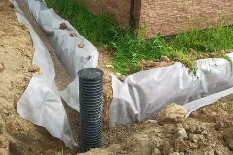Дренажные трубы для отвода грунтовых