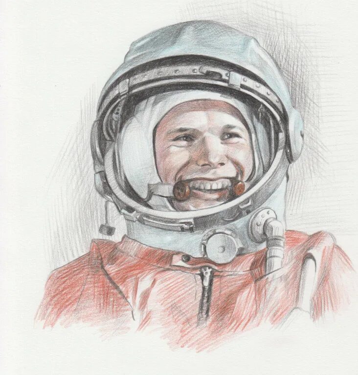 Поехали гагарин рисунок. Гагарин иллюстрация. Гагарин рисунок. Рисунок Гагарина в космосе. Гагарин рисунок для детей.