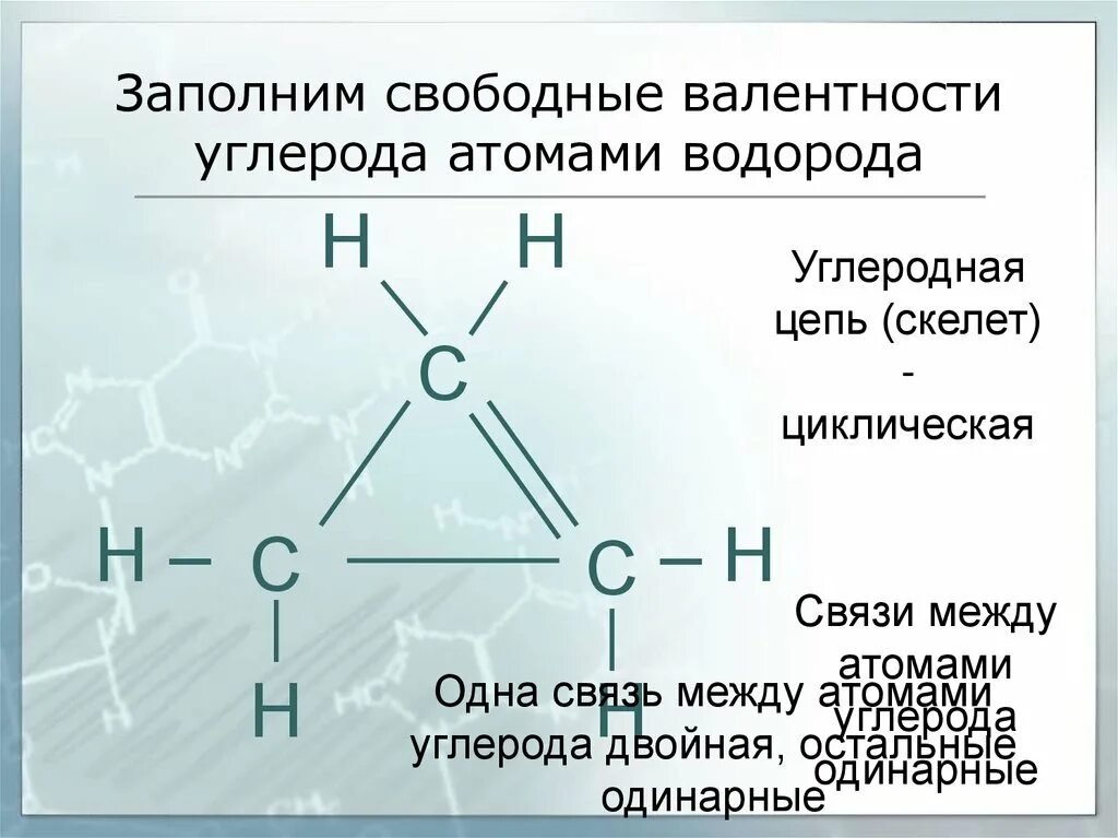 Углерод валентность в водородном соединении