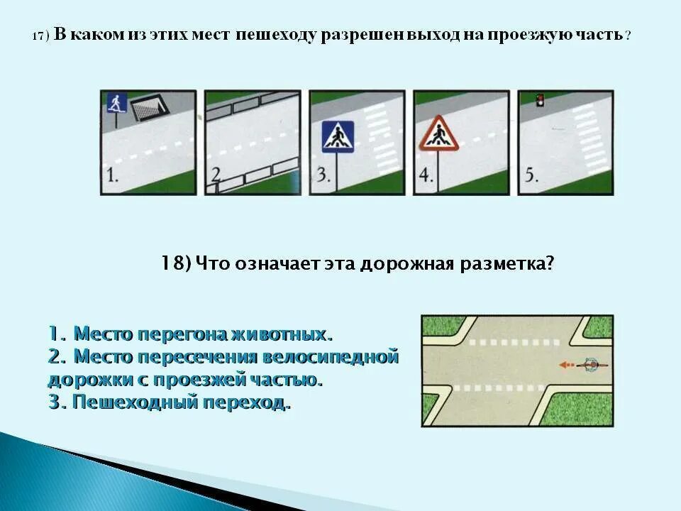 Дорожная разметка 1. Что означает эта дорожная разметка. Пересечение велодорожки с проезжей частью разметка. 1. 16.