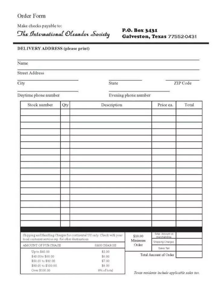 Print forms