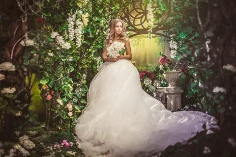 Фотосессия в пышном платье