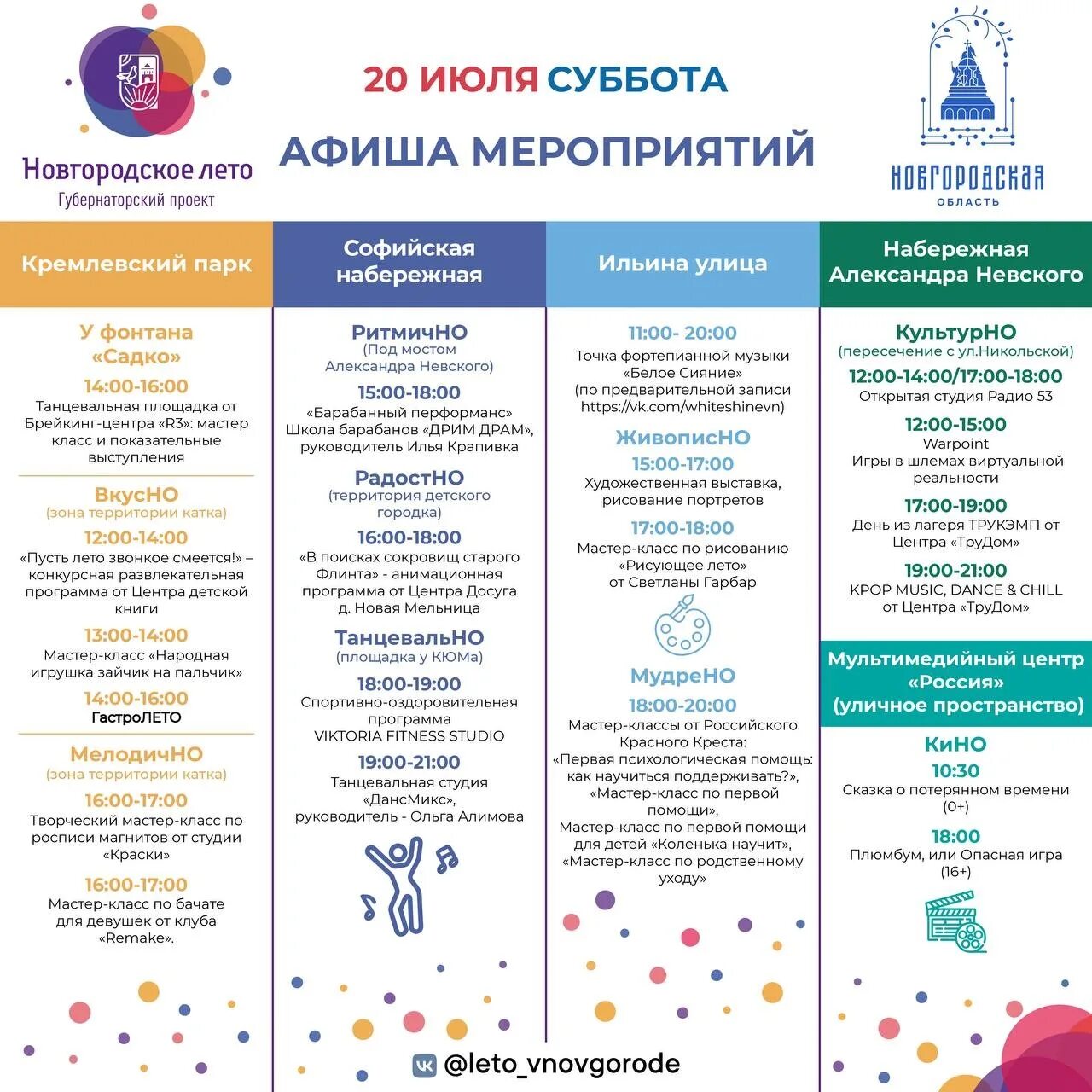 Новгородское лето афиша. Афиша летних мероприятий. Презентация проекта афиша. Программа мероприятия. Новгородское лето губернаторский проект.