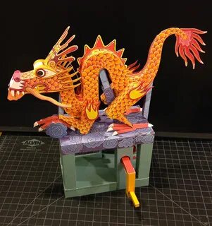 Объемная игрушка дракон