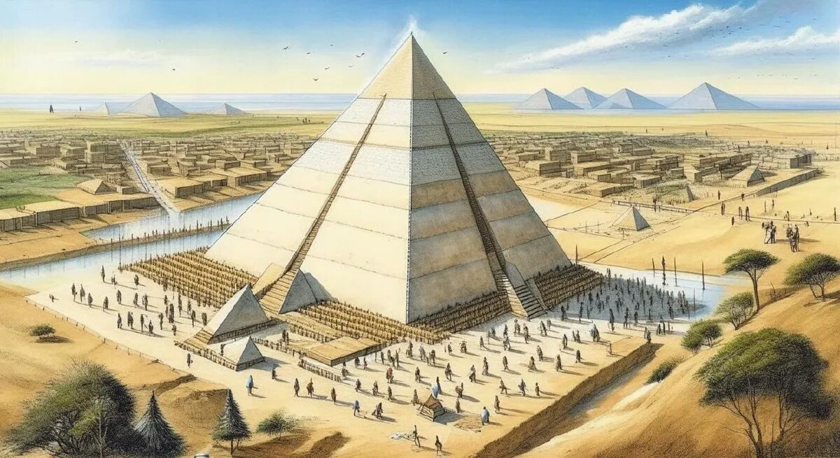 Пирамиды Гиза. Пирамида в окружающем мире. Стройматериалы для постройки египетских пирамид. Египет пирамидалары.