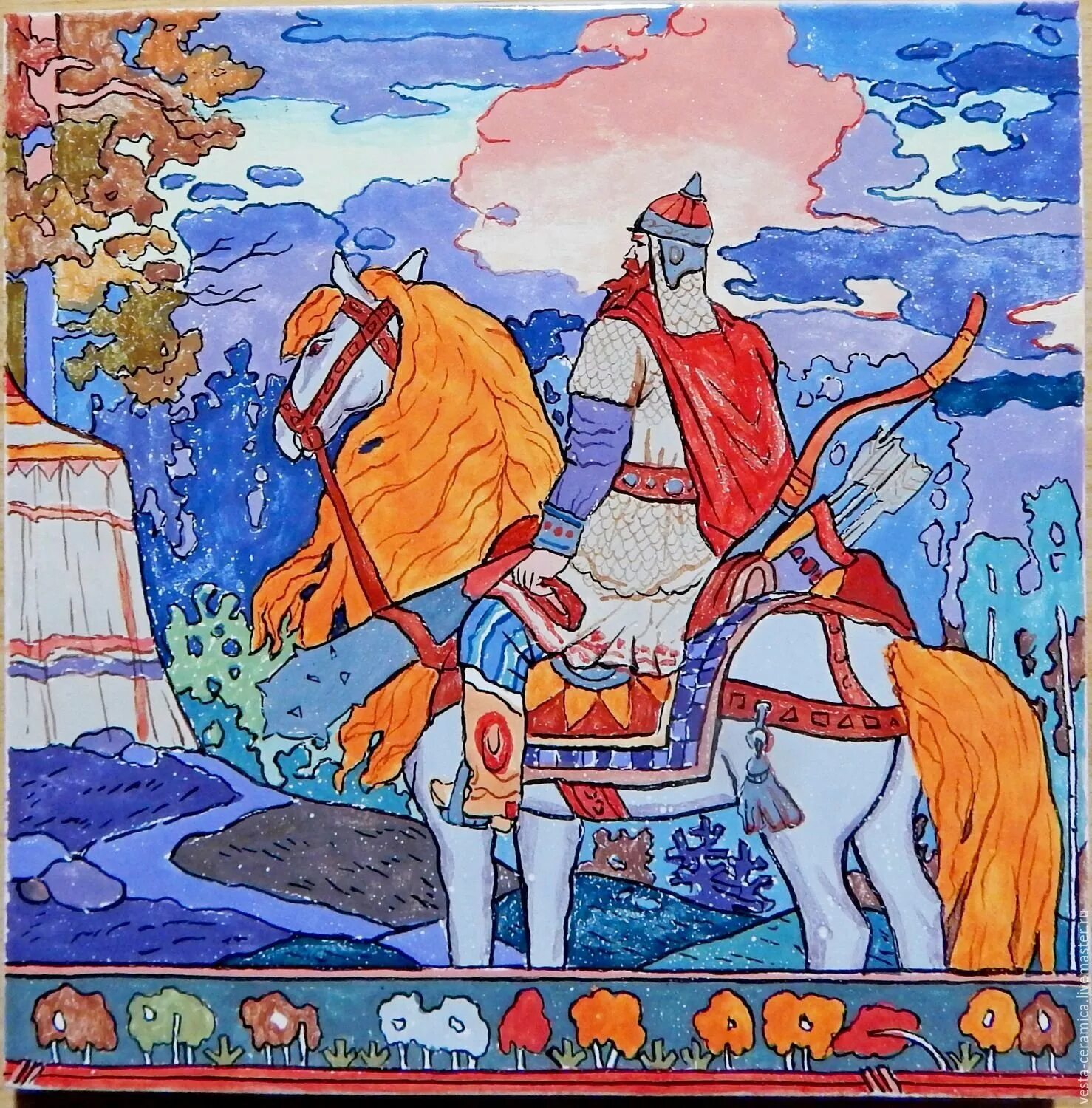 Сказочно былинный рисунок