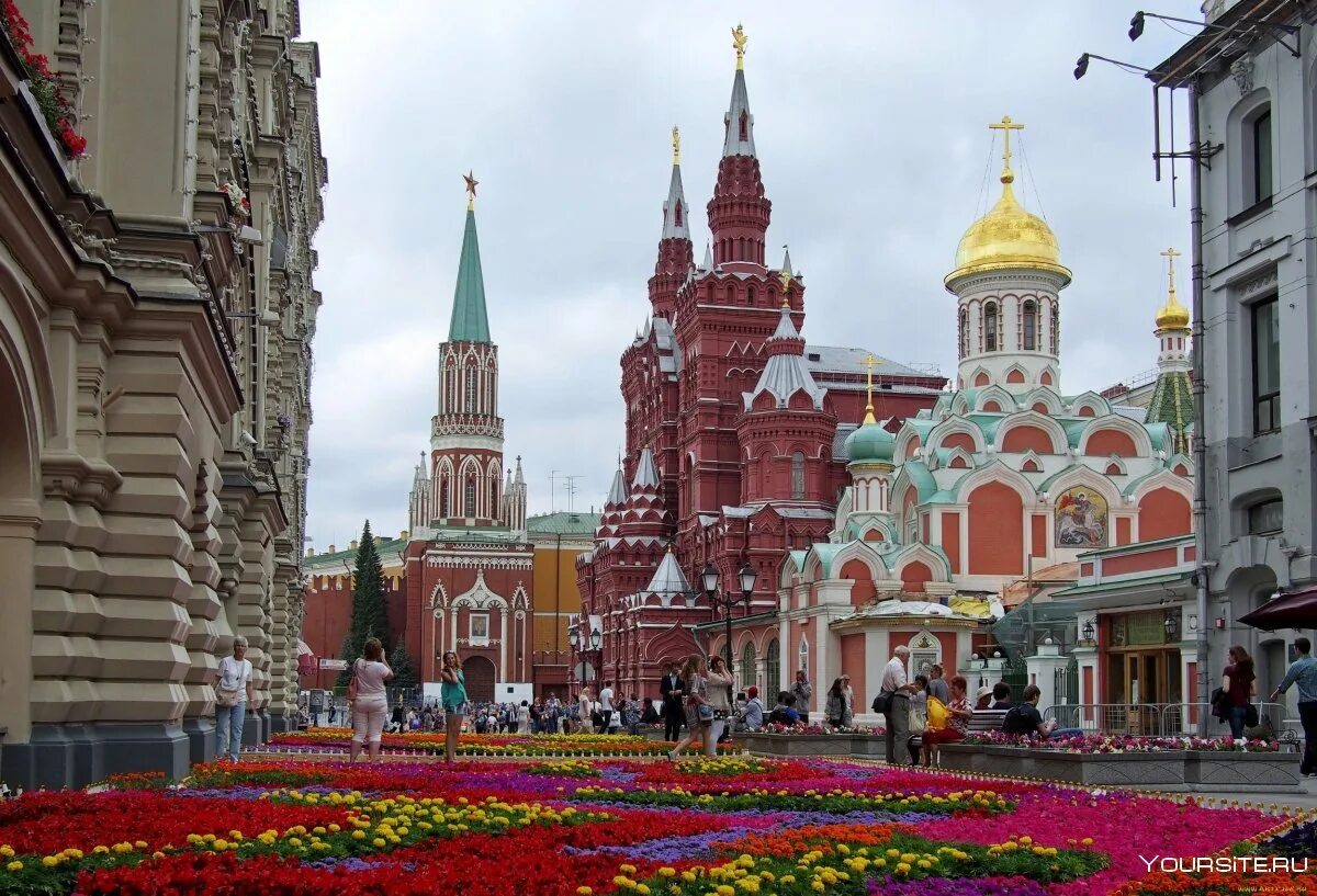 Россия г. Улицы Москвы. Весна в Москве. Города России. Достопримечательности Москвы.