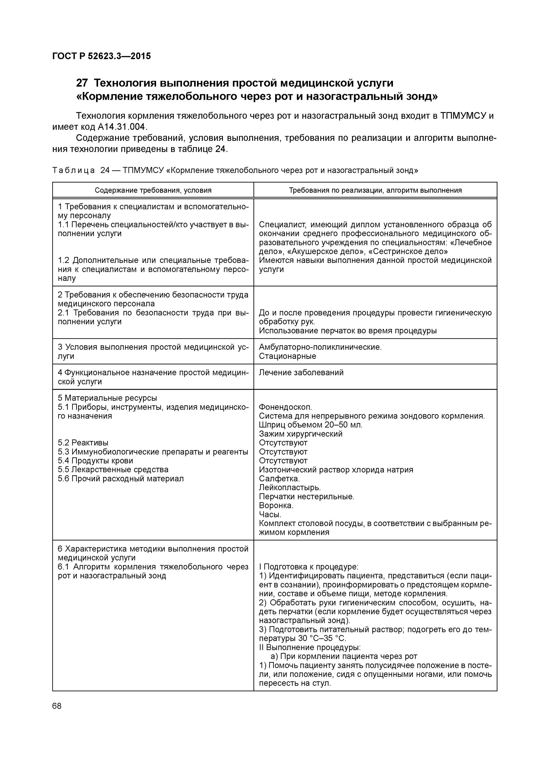 Гост простые медицинские услуги. ГОСТ Р 52623.3-2015. Кормление пациента через назогастральный зонд ГОСТ. Технология простых медицинских услуг. Технологии выполнения простых медицинских процедур ГОСТЫ.