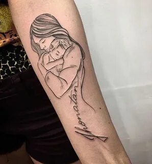 Тату рука с ребенком эскизы