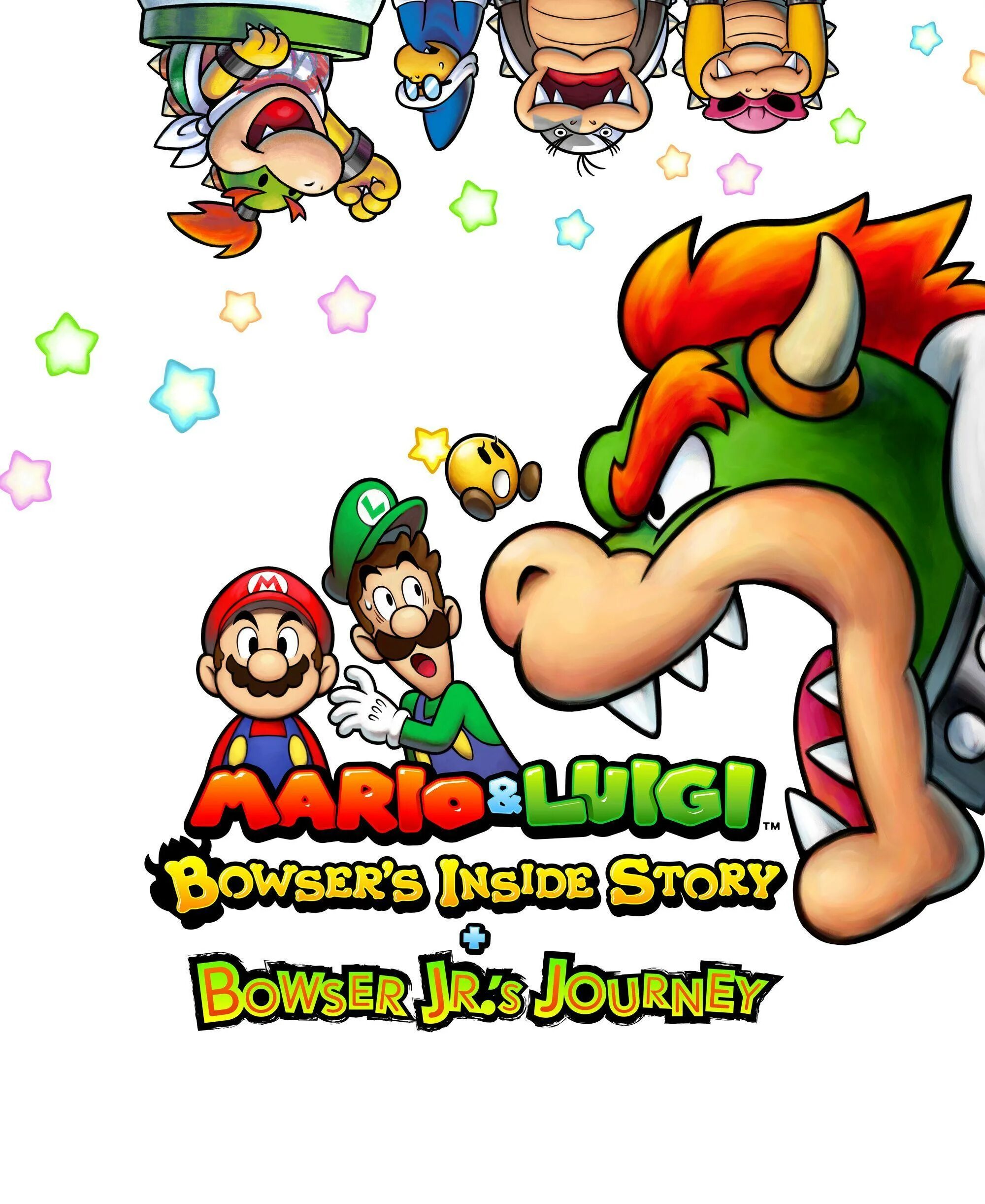 Луиджи и Боузер. Марио и Луиджи Боузер инсайд стори. Luigi Mario and Luigi Bowser's inside story.