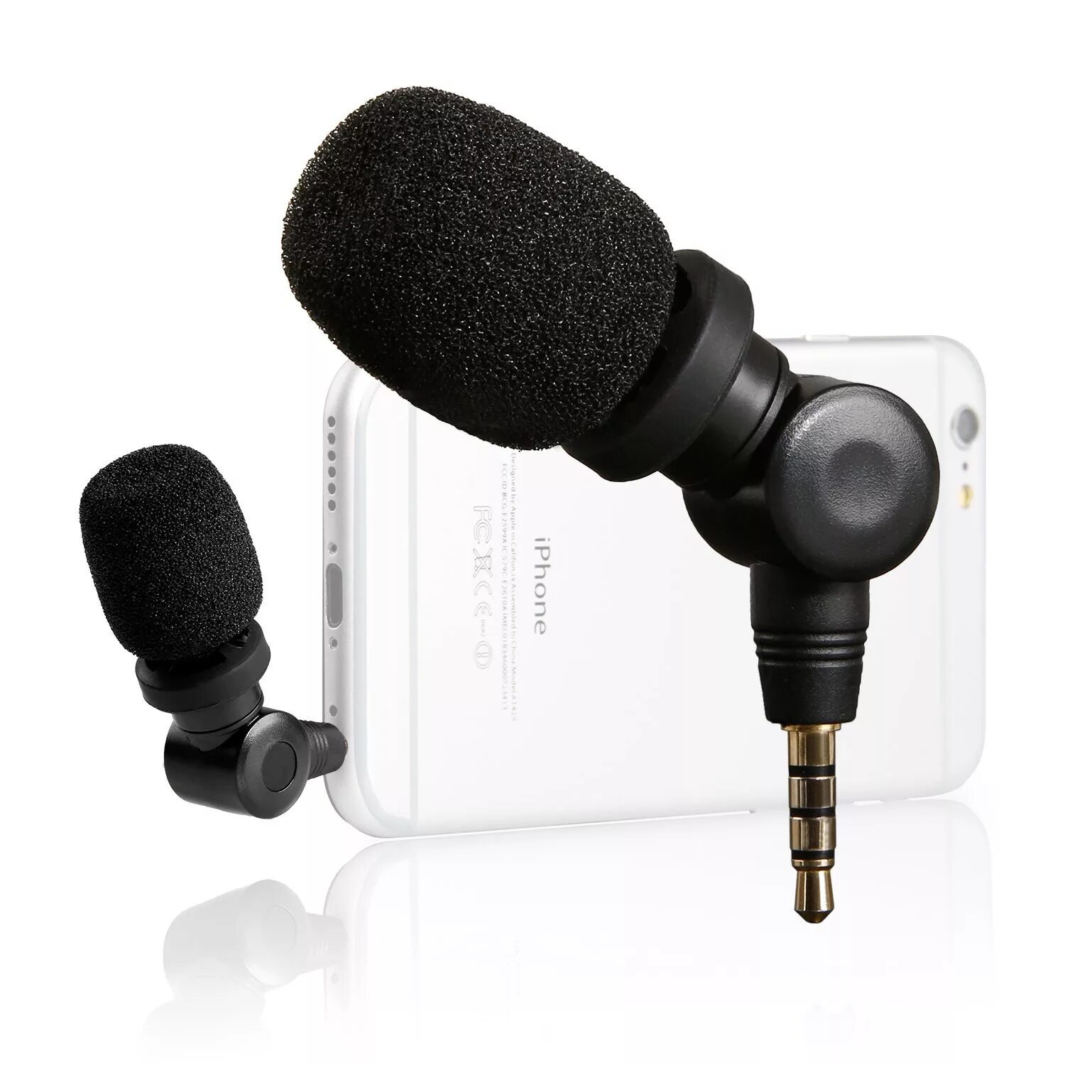 Внешние микрофоны купить. Микрофон Saramonic SMARTMIC. Микрофон для фотокамеры Saramonic. Беспроводной микрофон петличка для iphone. Comica микрофон для айфона.