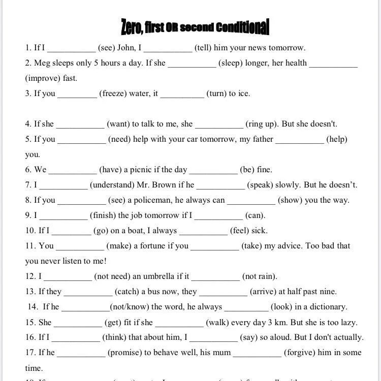Conditional 1 2 3 упражнения. Conditionals в английском worksheets. conditional sentences задания. conditionals упражнения с ответами. conditional sentences type 2 упражнения с ответами.