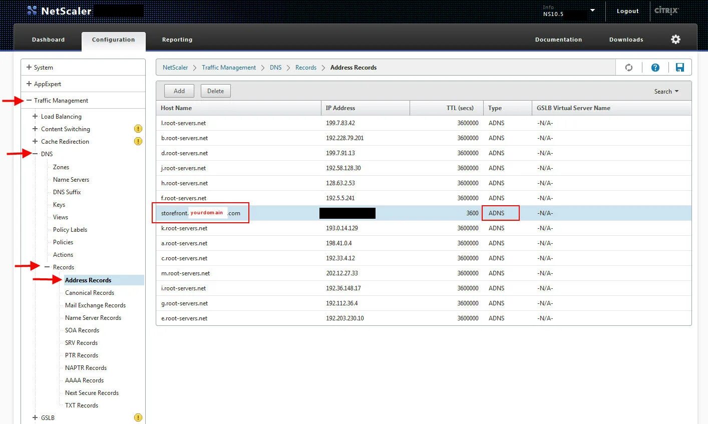 Srv запись. Load management. netscaler. adns2. запись a, soa, ns, ptr.
