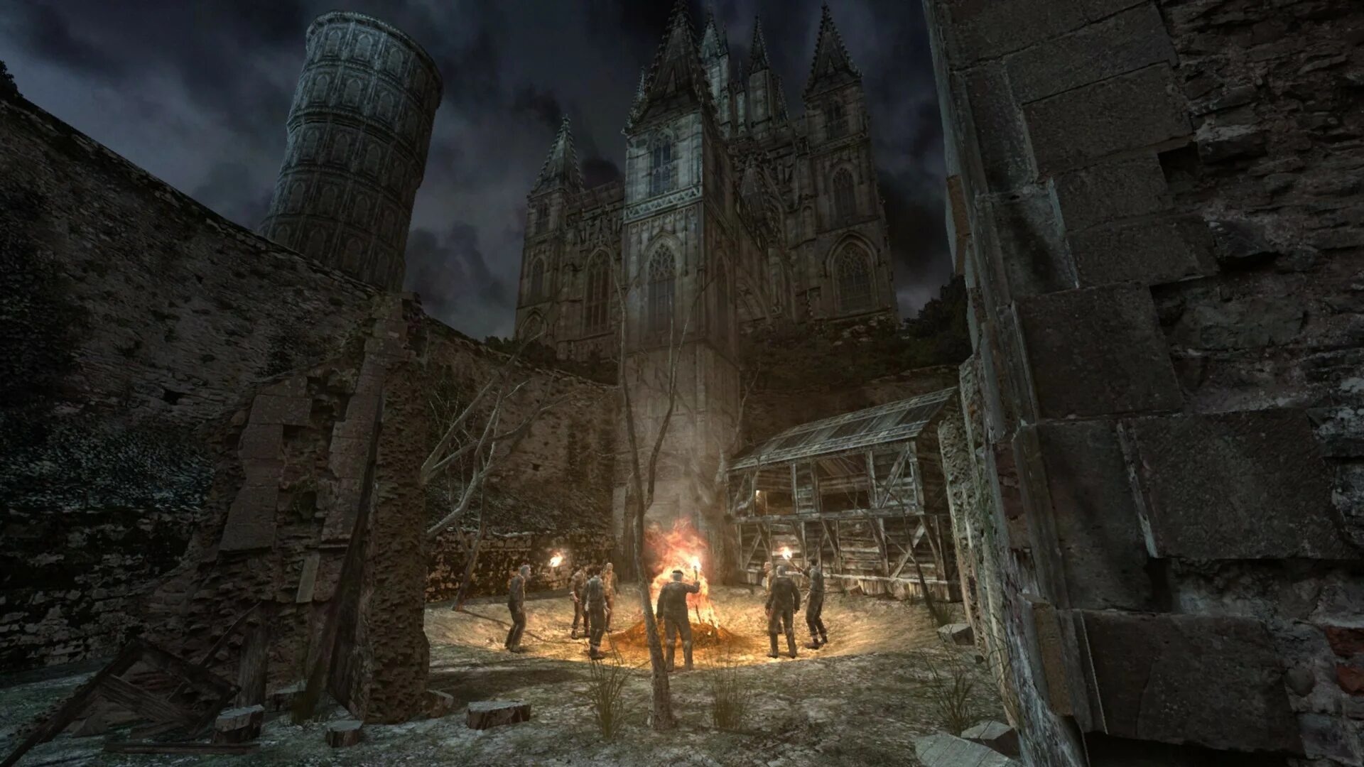 Замок димитреску resident evil. Резидент ивел 4 деревня. резидент ивел 4 ремейк замок. замок салазара. resident evil village замок.