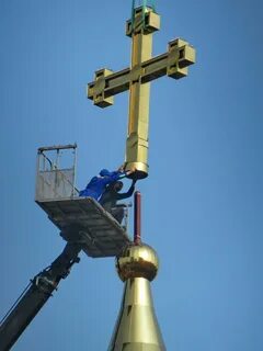 Установка креста