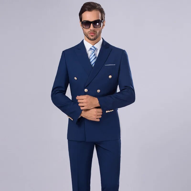 двубортный костюм спб