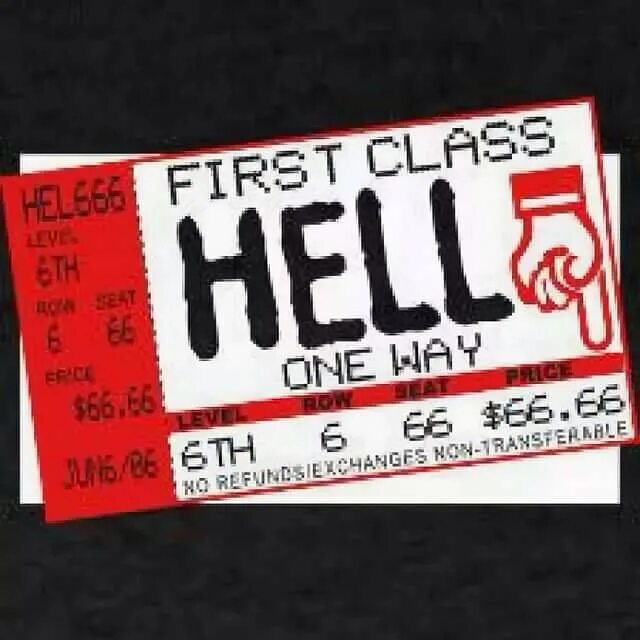 Билет в ад. Билет в ад Мем. Ticket to Hell Мем. Дьявол билет в ад.