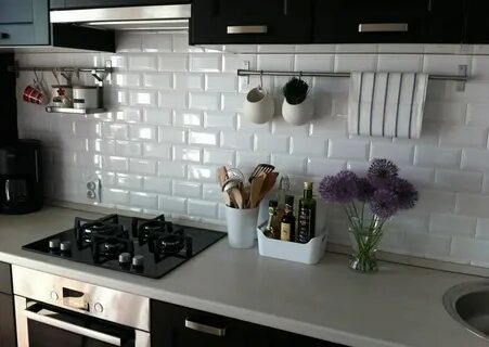 Плитка на рабочую стену кухни