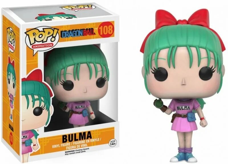 Appear in pop. Фигурка funko pop! dragonball z: bulma 7426.