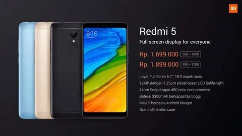 Redmi note 5 память