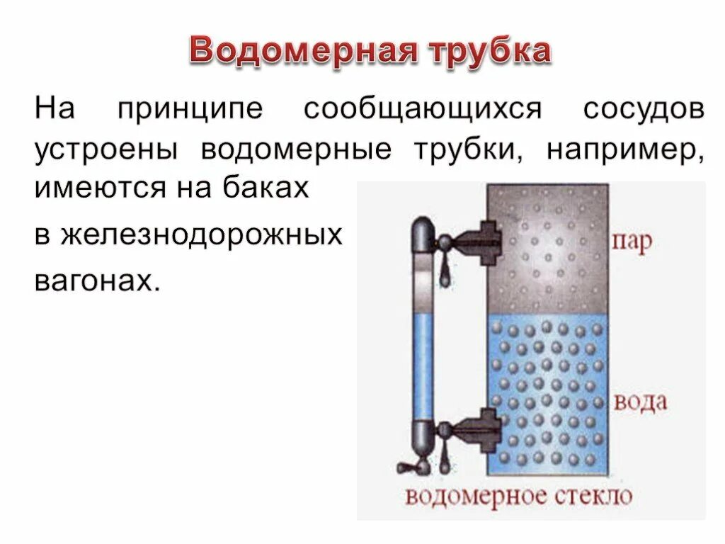 Водомерное стекло сообщающиеся сосуды физика. Водомерное стекло парового котла. Водомерное стекло устройство. Водомерные трубки сообщающиеся сосуды. Подумайте для чего используются водомерные стекла