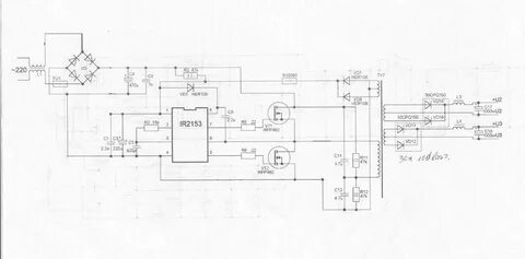 Ir2153 схема включения