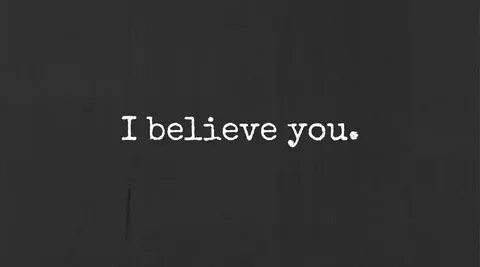 Believe me i say love you