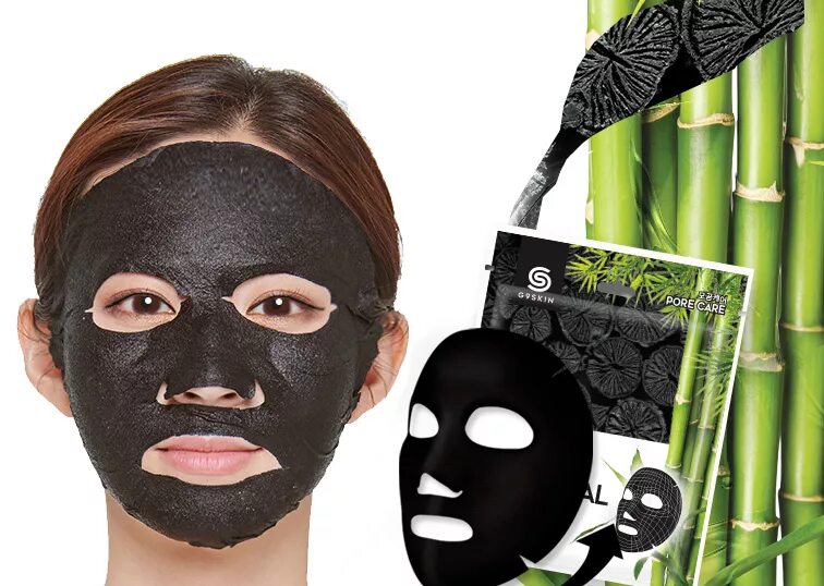 Bamboo Charcoal маска. Маска Bamboo Charcoal маска для лица. БЛП маска для лица тканевая Bling Pop Charcoal Black Bamboo Mask 25мл. Маска для лица черная.