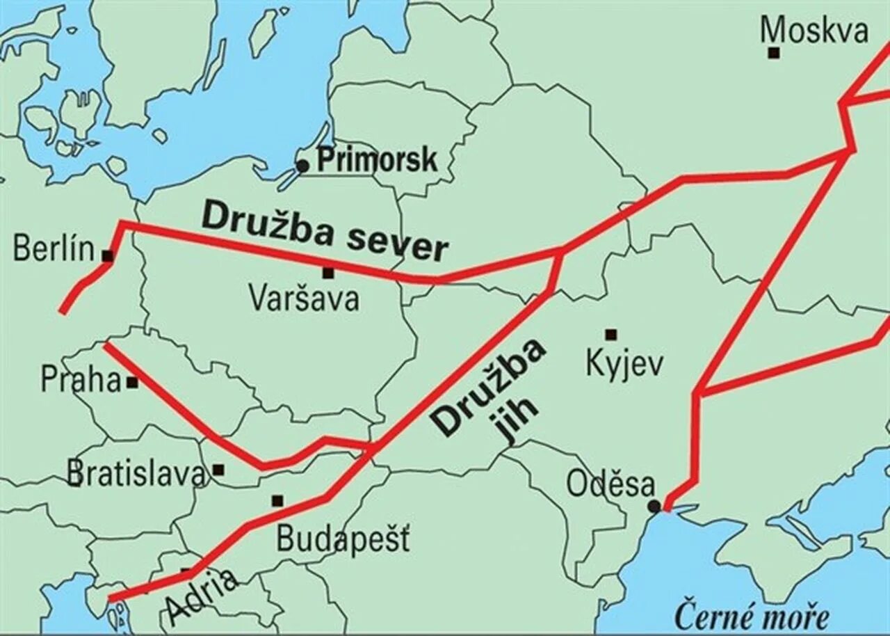 Газопровод диалог красивее включить. Нефтепровод Дружба Чехия. Путь нефтепровода Дружба. Нефтепровод Дружба на карте СССР. Нефтепровод Дружба на карте.