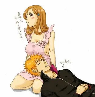X orihime having a threesome with ichigo