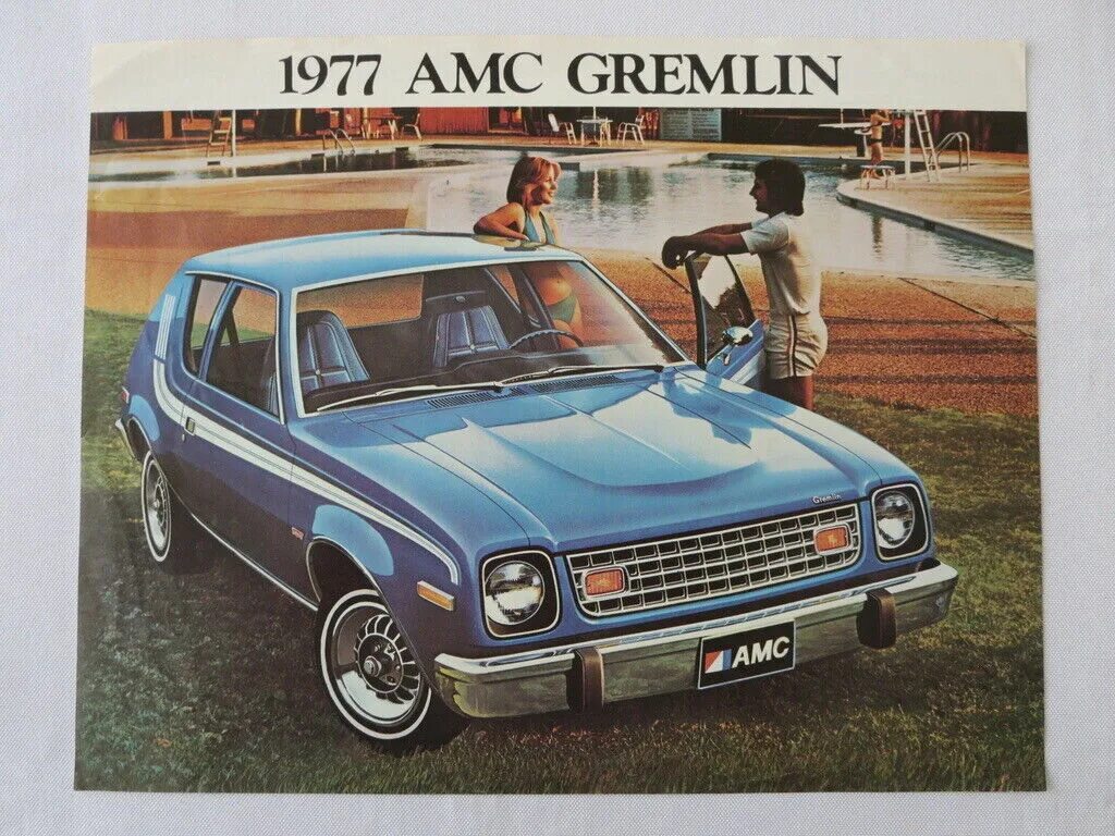 Amc evolution. Амс гремлин машина. amc gremlin 1977. amc gremlin 1970. амс пейсер 1977.