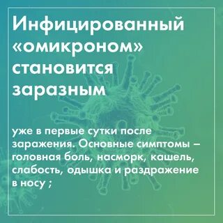 Новые симптомы омикрон