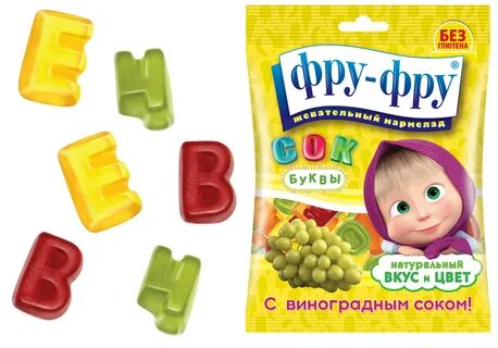 Мармелад буквы