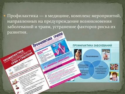 Профилактики появления