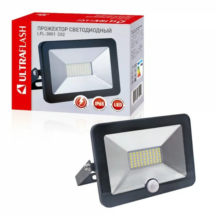 Прожектор ultraflash LFL 3001 c02 led SMD 30 Вт, 230в, 6500к "литар Лайтинг энд электроник. Прожектор ultraflash LFL-3001 c02. Прожектор светодиодный 30вт ultraflash LFL 3001 /230в, 6500к/. Прожектор светодиодный ultraflash 30 w. Прожектор 30вт 6500к