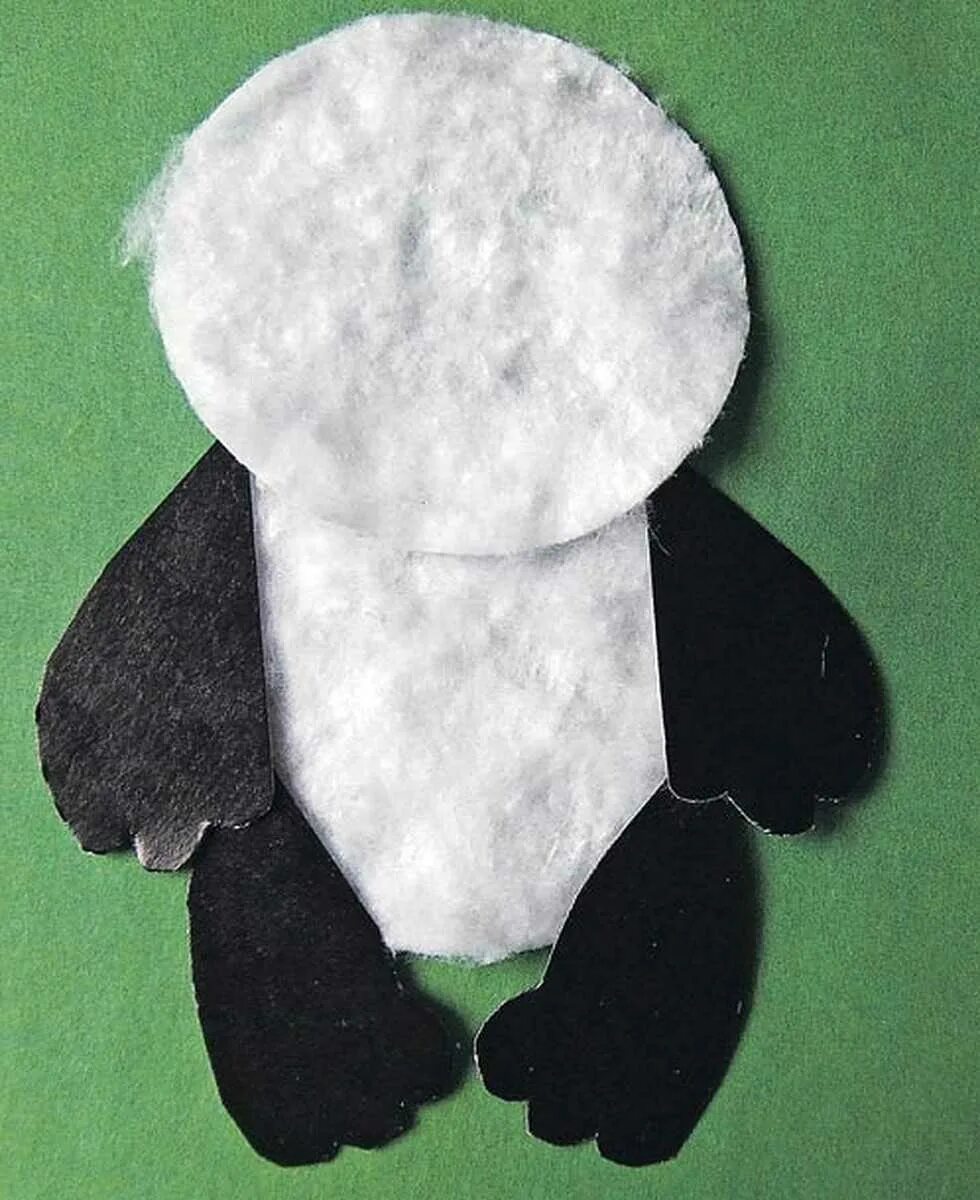 медведь из ватных дисков. аппликации из ватных дисков для малышей. аппликация из ватных дисков для детей. мишка из ватных дисков. поделка медведь из ватных дисков.