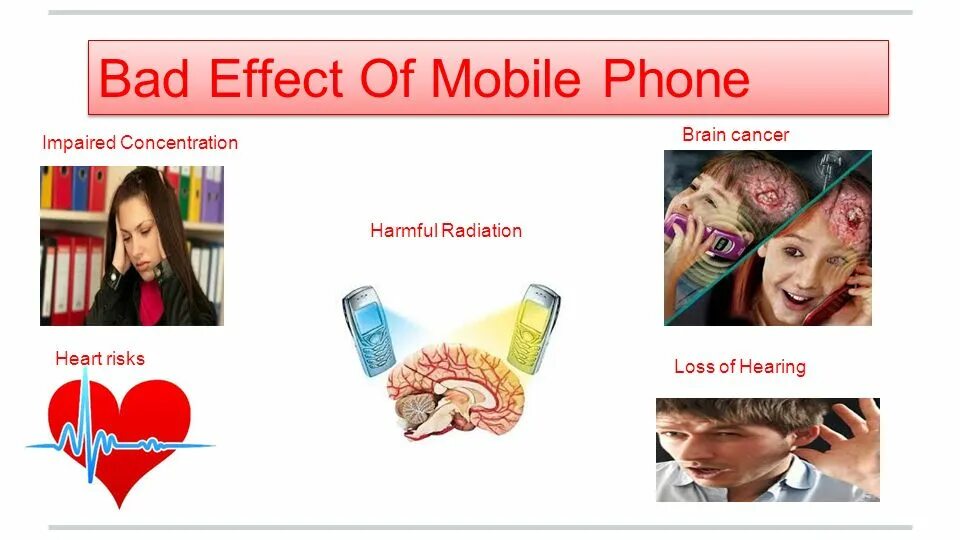 Harmful mobile Phones.