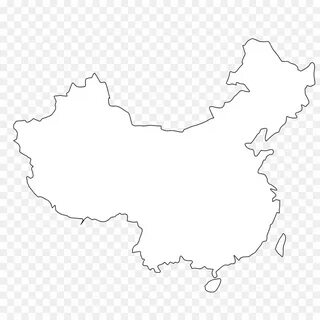 Контур страны китай