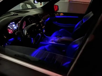Контурная подсветка салона ambient
