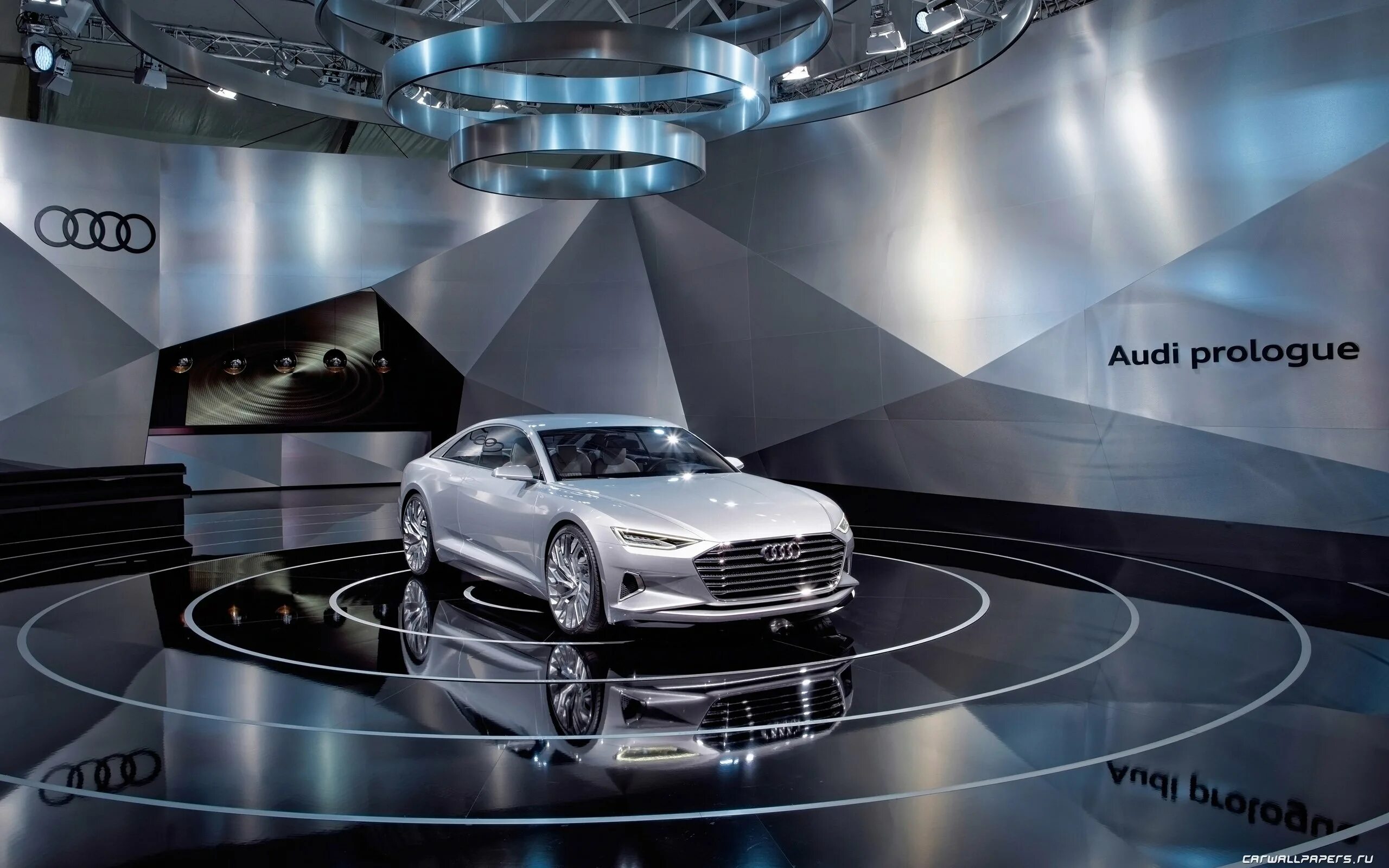 Подиум для авто. Audi Prologue 2014. Подиум для машины. Презентация автомобиля. Выставочные стенды Ауди.