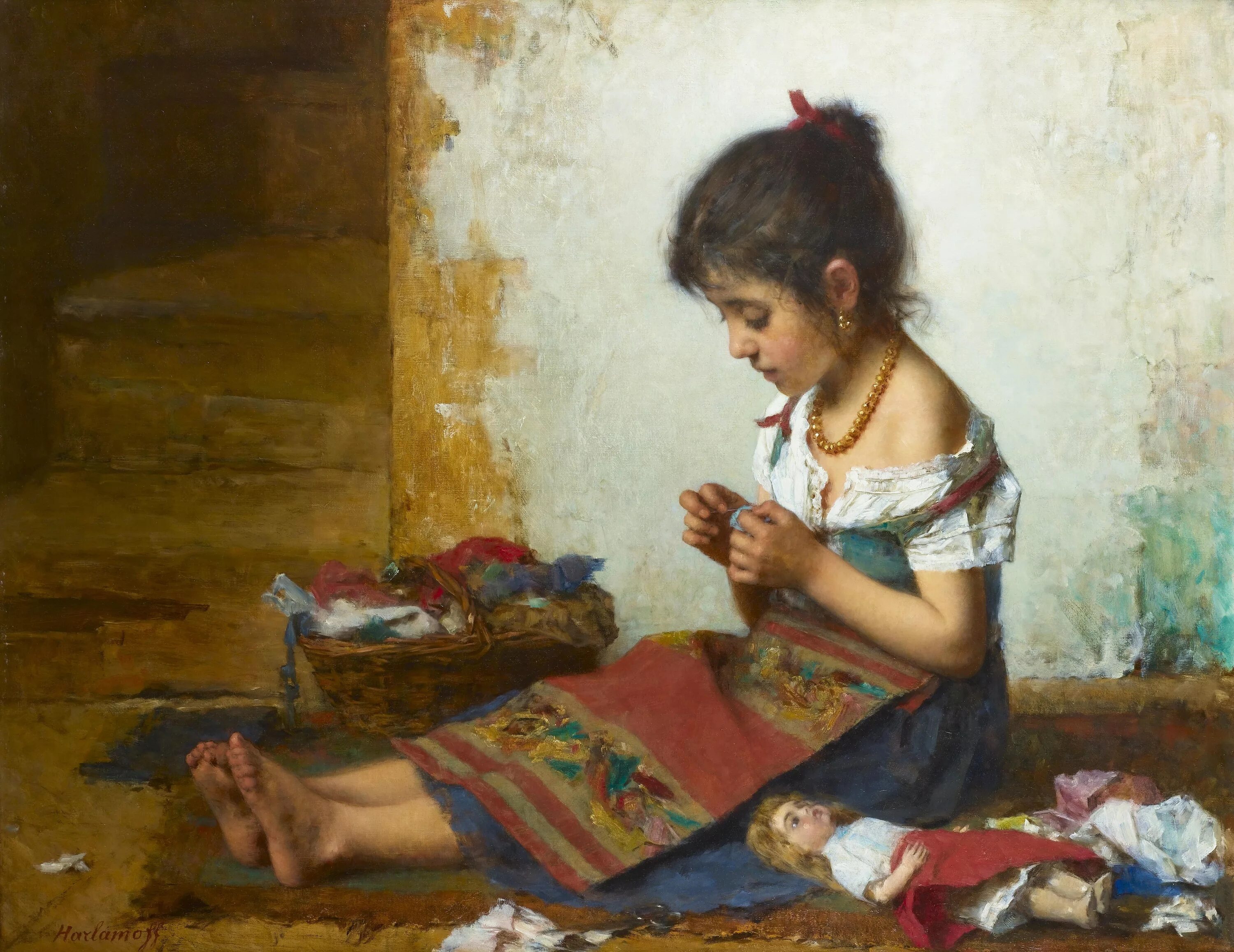 Мало картин. Харламов Алексей (1840-1925). Харламов Алексей Алексеевич (1840 – 1925) – русский художник. Алексей Харламов "маленькая швея". Художник Алексей Харламов (1848-1915).