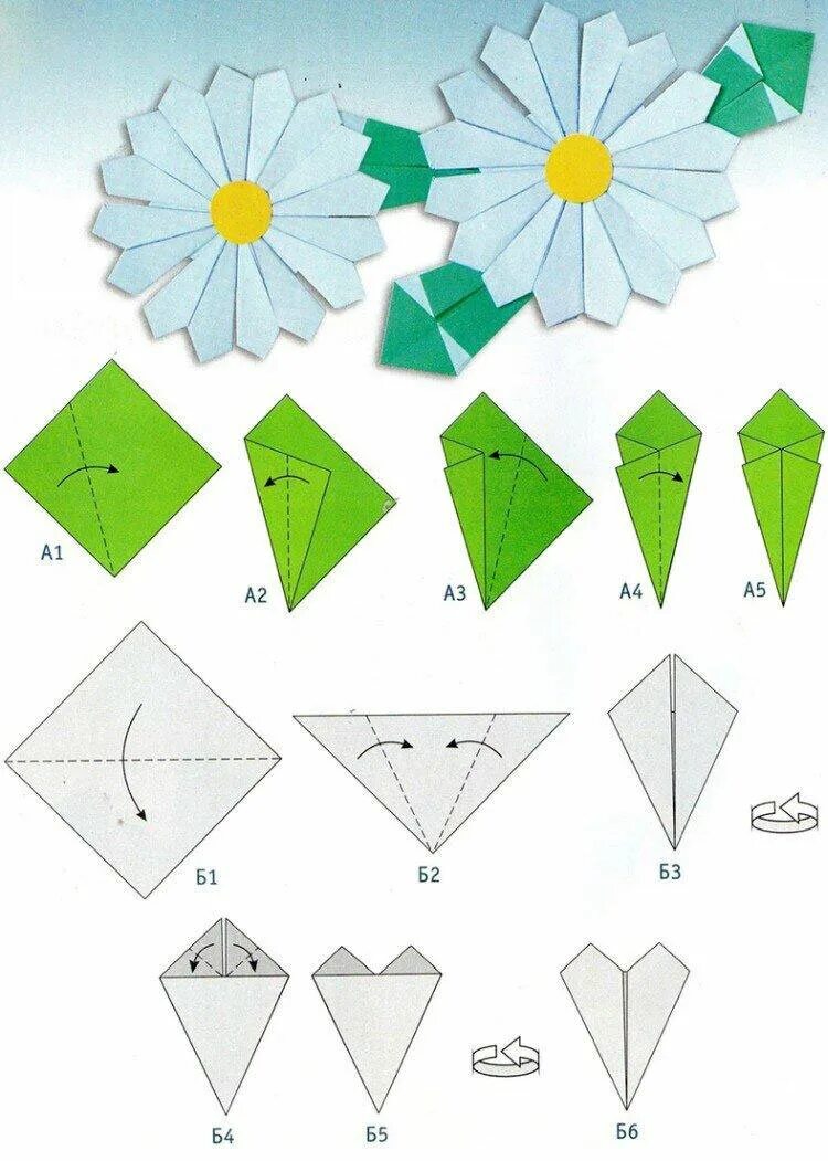 Оригами из бумаги цветы для начинающих пошагово. Оригами из бумаги для детей 5-6 цветы. Оригами цветок из бумаги пошаговой инструкции для детей. Цветы из бумаги оригами простые схемы пошагово. Букет из бумаги а4
