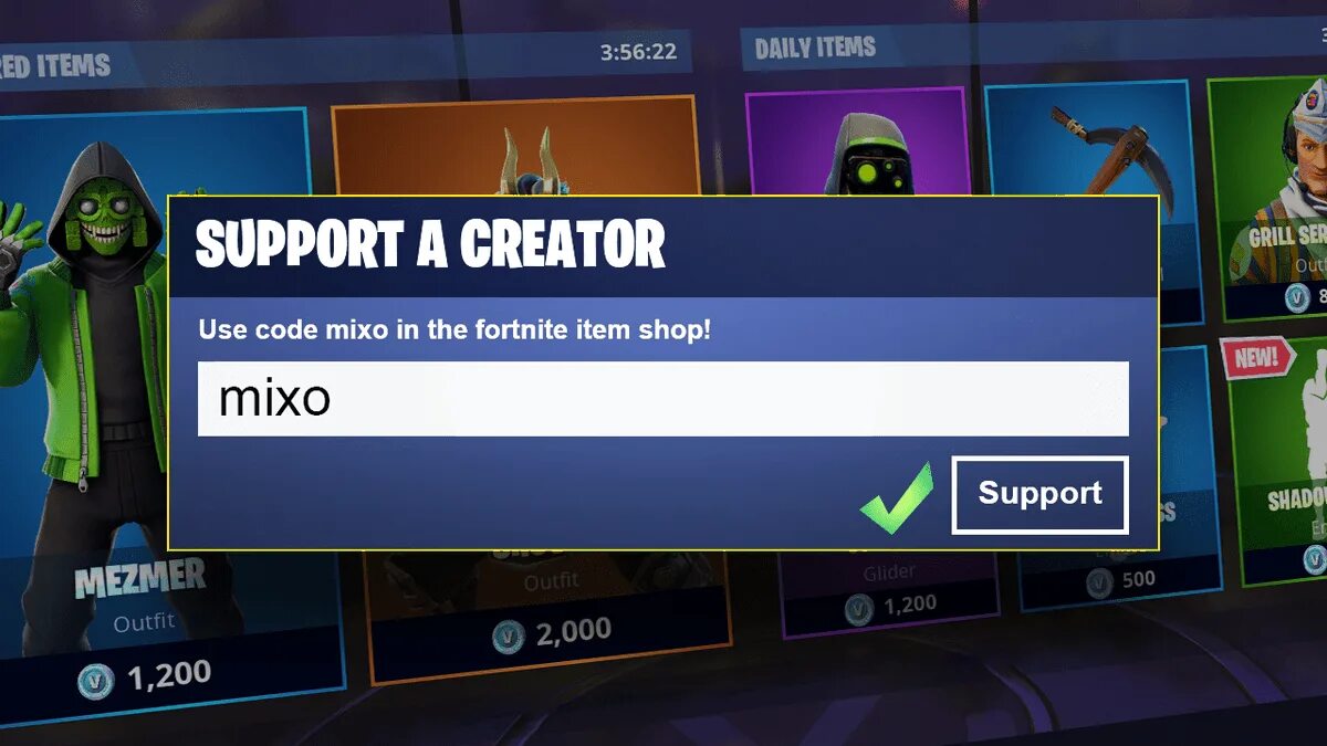 Код автора фортнайт. Intro creator code. Support a creator. Support the creator. Fortnite creator code animation.