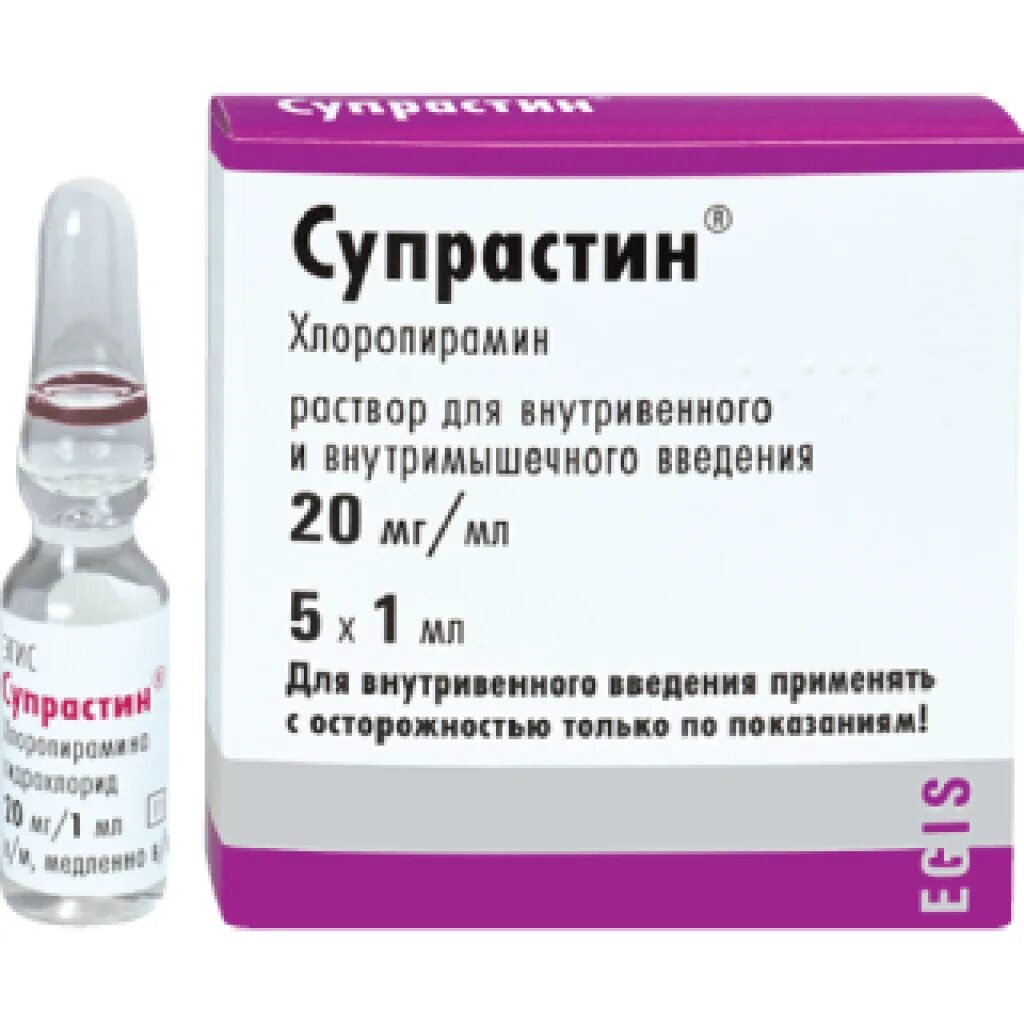 Супрастин 20 мг. Супрастин р-р в/в и в/м 20мг/мл 1мл №5. Супрастин раствор 2%. Супрастин для внутримышечного введения.