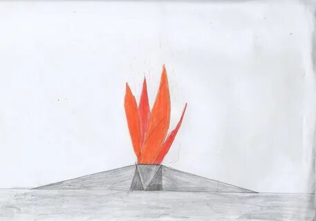 Нарисовать рисунок на тему вечный огонь