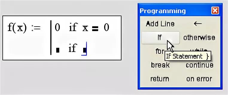 Mathcad индекс. Оператор otherwise в маткаде. оператор if mathcad. оператор for mathcad. mathcad оператор или.