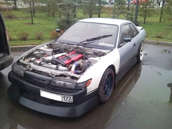 Капот Silvia s13. Nissan 180sx подкапотка. Работа s 13