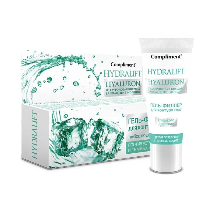 Гиалурон для кожи вокруг глаз. Hydralift compliment косметика для лица. compliment hydralift hyaluron гель-филлер для контура. hydralift hyaluron гель-филлер для контура глаз 25мл. комплимент гель филлер для контура глаз 25 мл.